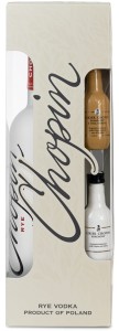 Wódka Chopin Rye 0,7L / 40% + 2 miniaturki Likieru Chopin 2x 0,05L