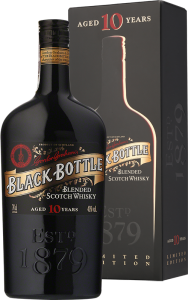 WHISKY BLACK BOTTLE 10 YO LIMITED EDITION 0,7L / 40%