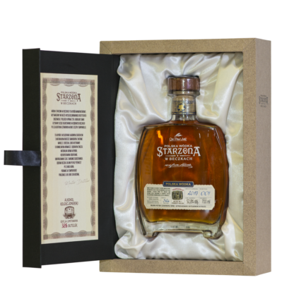 POLSKA WÓDKA STARZONA W BECZKACH 2022 BECZKA NR 1 MERLOT 0,7L / 51,6%