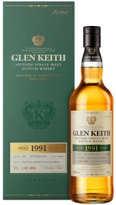 WHISKY GLEN KEITH 1991 30 YO 0,7L / 51,3% 