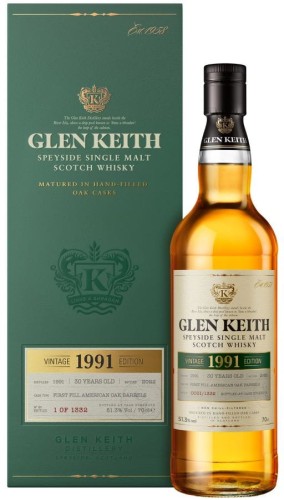 WHISKY GLEN KEITH 1991 30YO 0,7L