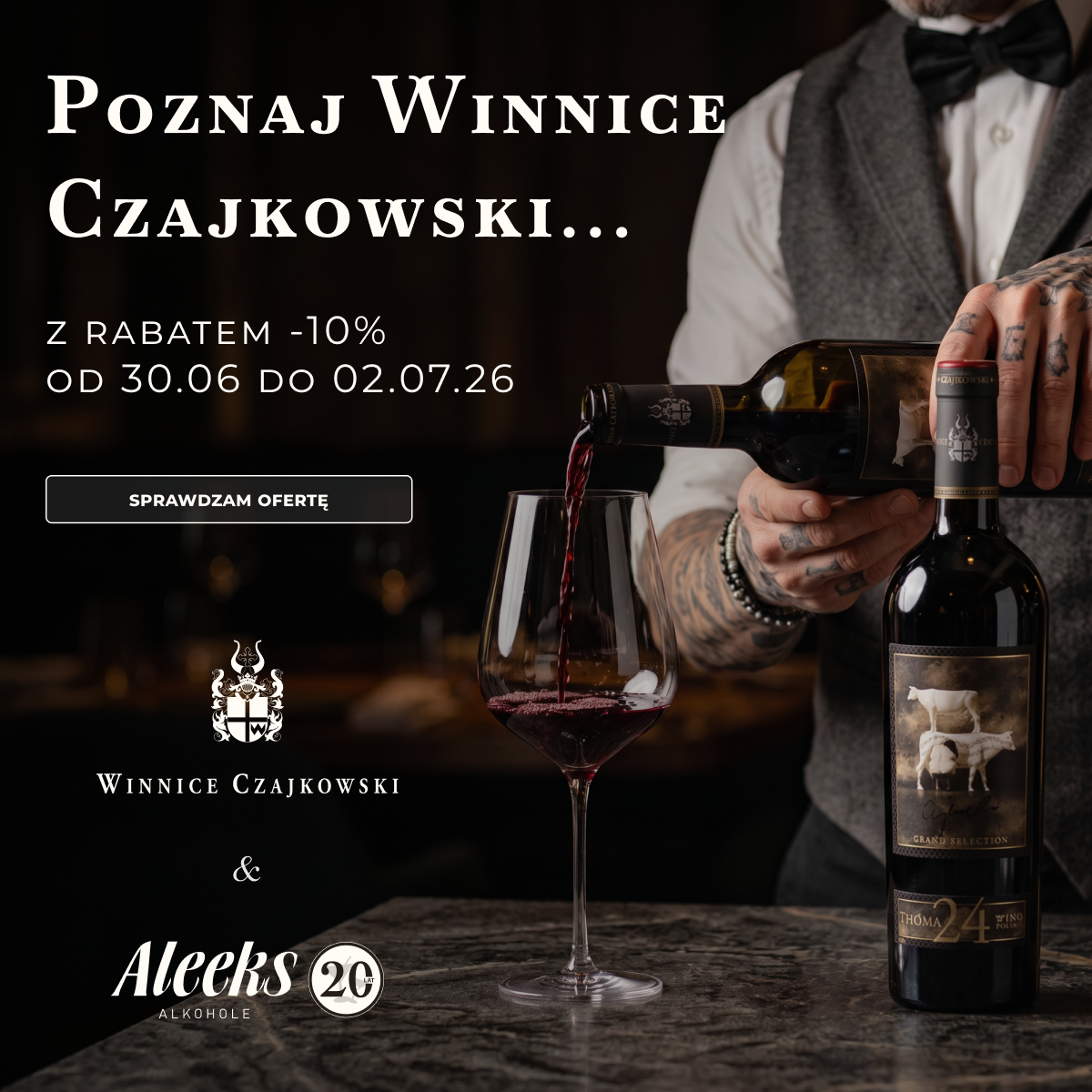 -10% na wina Winnice Czajkowski